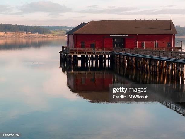 coupeville pier - whidbey island bildbanksfoton och bilder