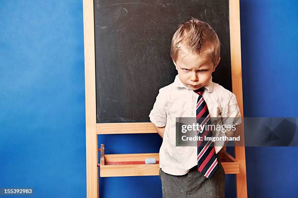 naughty boy - blackboard visual aid 個照片及圖片檔