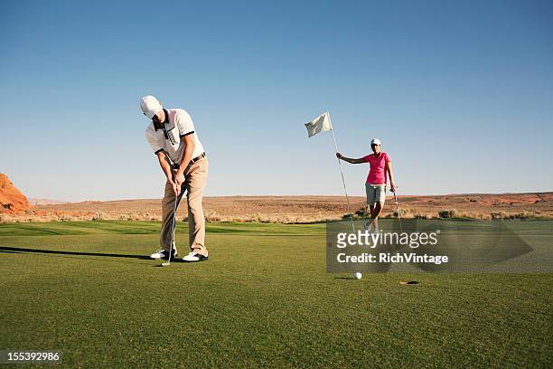for birdie - golf putter stock pictures, royalty-free photos & images