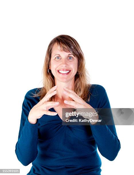 american sign language for ball - american sign language stock pictures, royalty-free photos & images