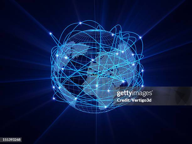 global network - africa abstract stockfoto's en -beelden