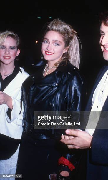 American singer & actress Madonna attends the 12th annual American Music Awards at the Shrine Auditorium, Los Angeles, California, January 28, 1985.