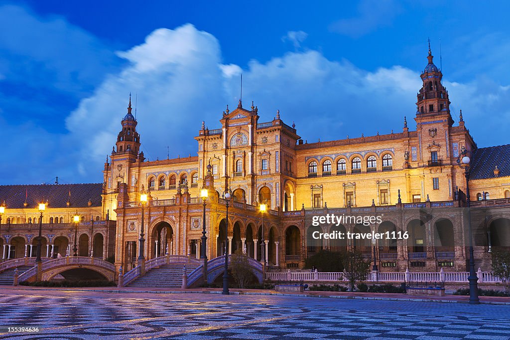 Plaza De Espana をセビリア(スペイン)