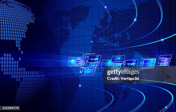 media news concept - in the news stockfoto's en -beelden