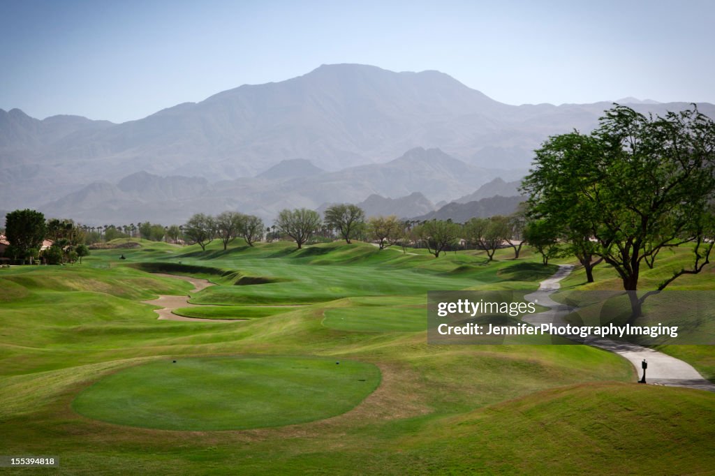 Fairway on a luxury golf course