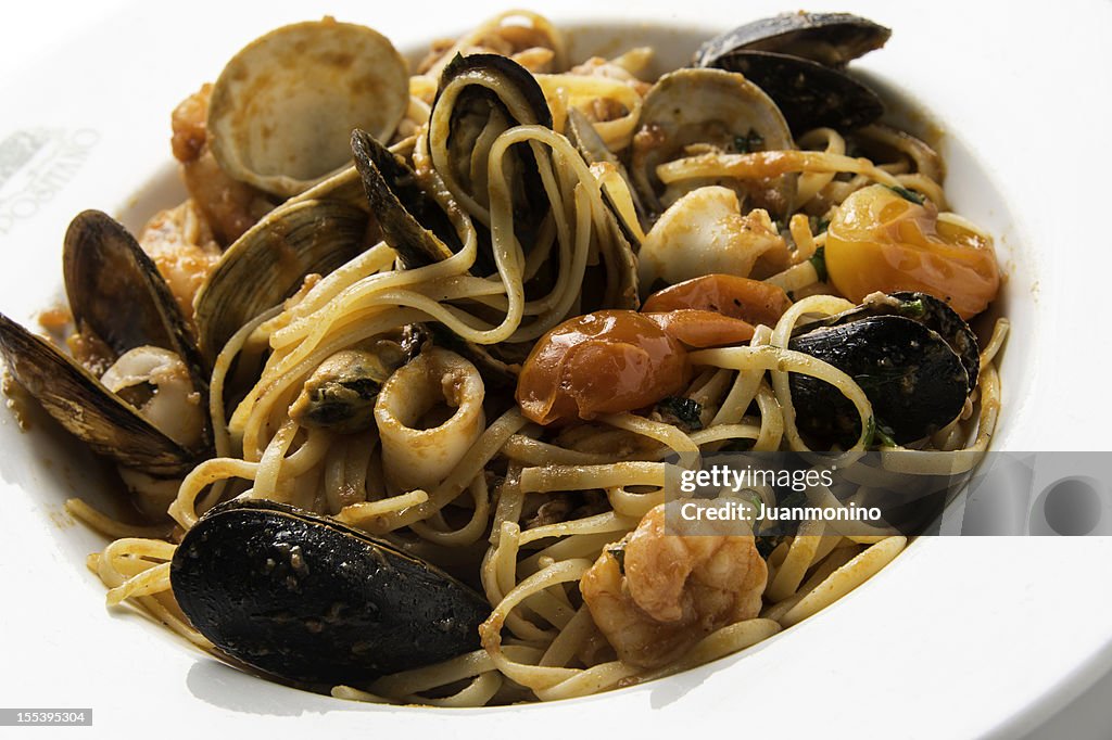 Italienische Meeresfrüchte-Pasta