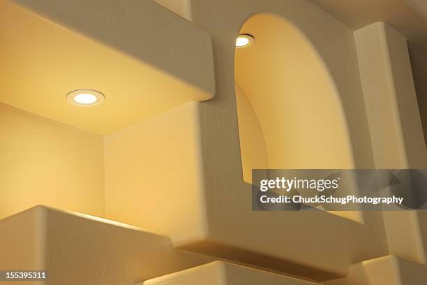 living room decor home lighting - fitting stockfoto's en -beelden