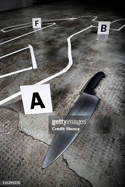 crime scene - crime scene outline stock pictures, royalty-free photos & images