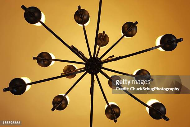 chandelier light fixture home decor - overhangend stockfoto's en -beelden