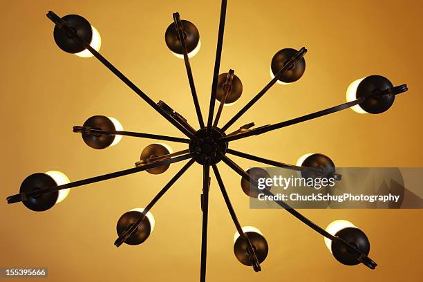 chandelier light fixture home decor - ceiling lamp stock pictures, royalty-free photos & images