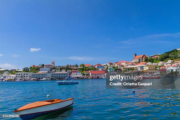 die carenage, st. george's, grenada w.i. - insel grenada stock-fotos und bilder