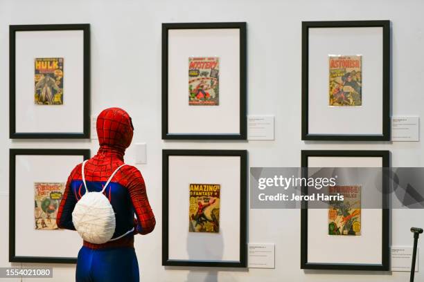 Spider-Man attends as Comic-Con Museum debuts new exhibits and features on Stan Lee alongside "Cowboy Bebop" and "My Hero Academia" at Comic-Con...