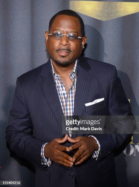 Actor Martin Lawrence arrives at Spike TV's "Eddie Murphy: One Night Only" at the Saban Theatre on November 3, 2012 in Beverly Hills, California.