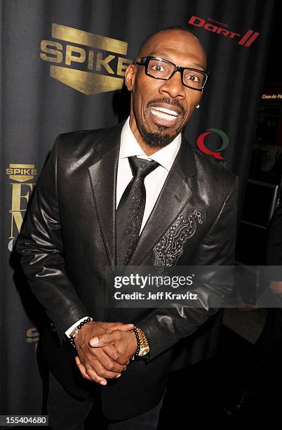 Actor Charlie Murphy arrives at Spike TV's "Eddie Murphy: One Night Only" at the Saban Theatre on November 3, 2012 in Beverly Hills, California.