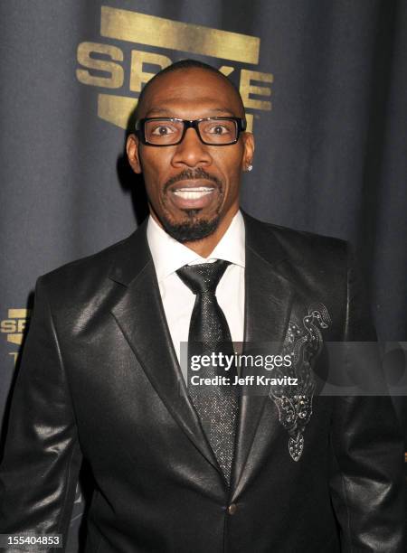 Actor Charlie Murphy arrives at Spike TV's "Eddie Murphy: One Night Only" at the Saban Theatre on November 3, 2012 in Beverly Hills, California.