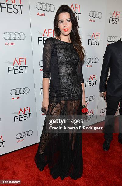 Actress Anabela Moreira arrives at the "Holy Motors" special screening during the 2012 AFI Fest at Grauman's Chinese Theatre on November 3, 2012 in...
