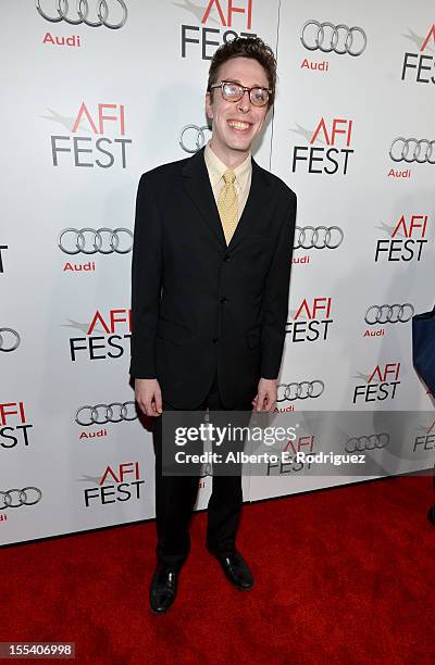 Actor Joshua Burge arrives at the "Holy Motors" special screening during the 2012 AFI Fest at Grauman's Chinese Theatre on November 3, 2012 in...