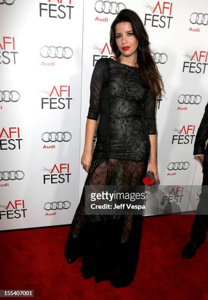 Actress Anabella Moreira arrives at the "Holy Motors" special screening during the 2012 AFI Fest at Grauman's Chinese Theatre on November 3, 2012 in...