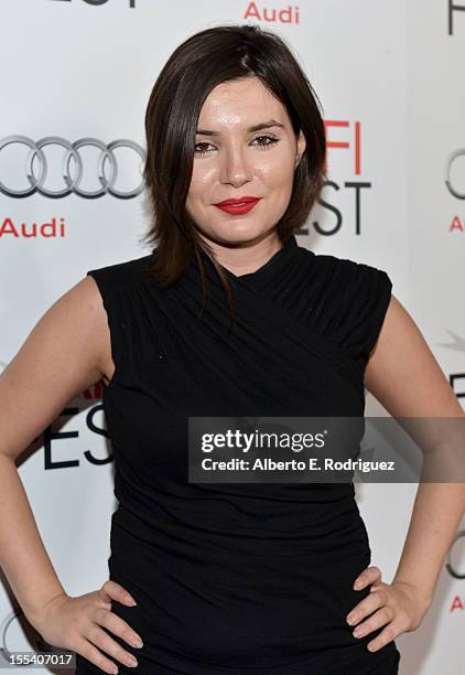 Director Maja Milos arrives at the "Holy Motors" special screening during the 2012 AFI Fest at Grauman's Chinese Theatre on November 3, 2012 in...