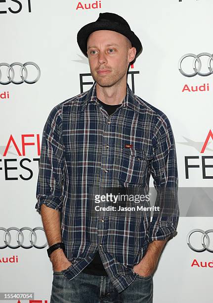 Director Joel Potrykus arrives at the "Holy Motors" special screening during the 2012 AFI Fest at Grauman's Chinese Theatre on November 3, 2012 in...