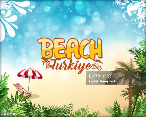 ornate summer - pool floatie stock illustrations