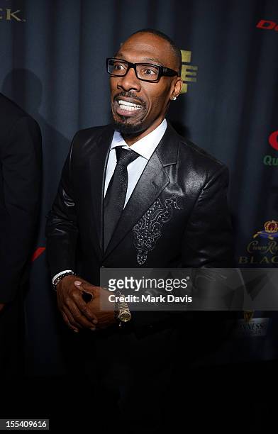 Comedian Charlie Murphy arrives at Spike TV's "Eddie Murphy: One Night Only" at the Saban Theatre on November 3, 2012 in Beverly Hills, California.