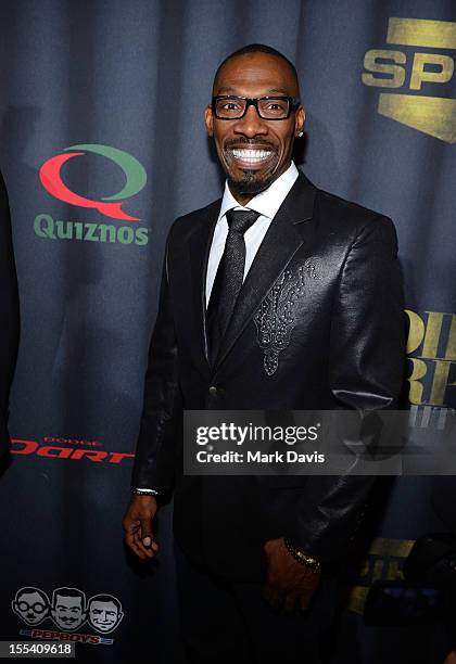 Comedian Charlie Murphy arrives at Spike TV's "Eddie Murphy: One Night Only" at the Saban Theatre on November 3, 2012 in Beverly Hills, California.