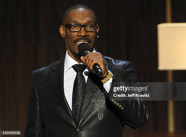 Comedian Charlie Murphy onstage at Spike TV's "Eddie Murphy: One Night Only" at the Saban Theatre on November 3, 2012 in Beverly Hills, California.