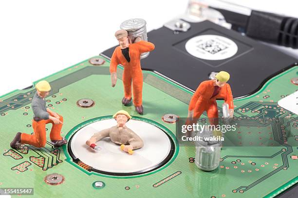 limpar o disco rígido-eliminar ficheiros - lady boy files imagens e fotografias de stock