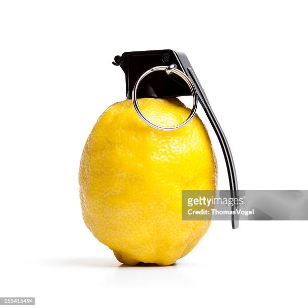 vitamin bomb - lemon grenade fruit - hand grenade stock pictures, royalty-free photos & images