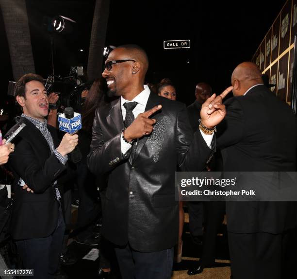 Actor Charlie Murphy arrives at Spike TV's "Eddie Murphy: One Night Only" at the Saban Theatre on November 3, 2012 in Beverly Hills, California.