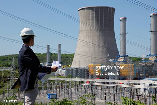 power station - nuclear energy worker stock pictures, royalty-free photos & images