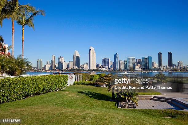 san diego skyline, california - false bay stock pictures, royalty-free photos & images