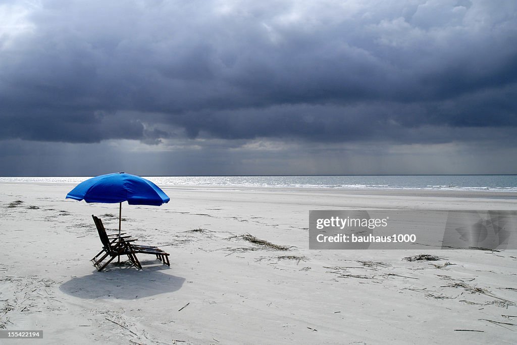 Raining at the Beach