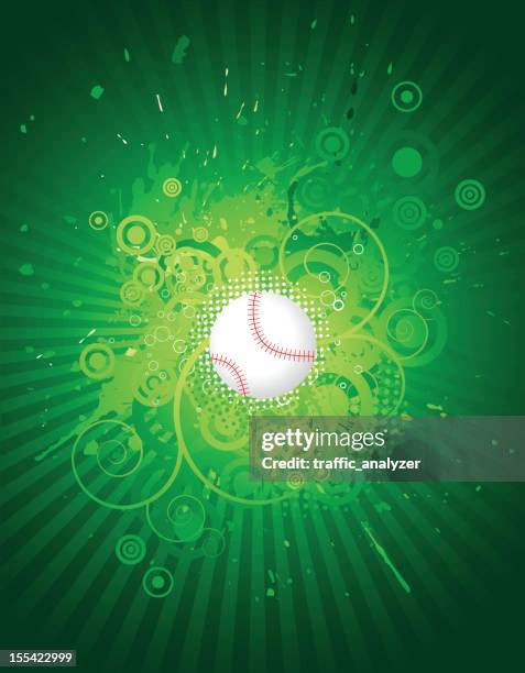 abstract baseball background - baseball trajectory stock illustrations