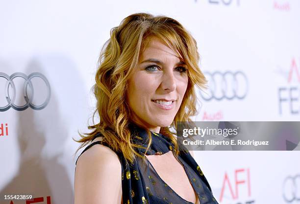 Director Amy Berge arrives at the "Holy Motors" special screening during the 2012 AFI Fest at Grauman's Chinese Theatre on November 3, 2012 in...
