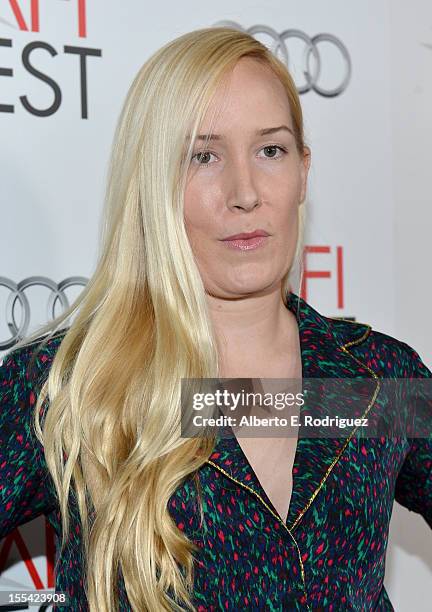 Director Sheena McCann arrives at the "Holy Motors" special screening during the 2012 AFI Fest at Grauman's Chinese Theatre on November 3, 2012 in...