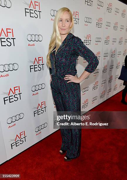 Director Sheena McCann arrives at the "Holy Motors" special screening during the 2012 AFI Fest at Grauman's Chinese Theatre on November 3, 2012 in...