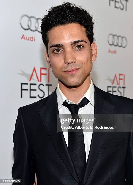 Actor Rafael Morais of "Blood of My Blood" arrive at the "Holy Motors" special screening during the 2012 AFI Fest at Grauman's Chinese Theatre on...