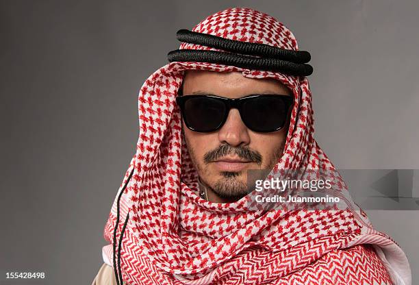 the sheik - scarf isolated stockfoto's en -beelden