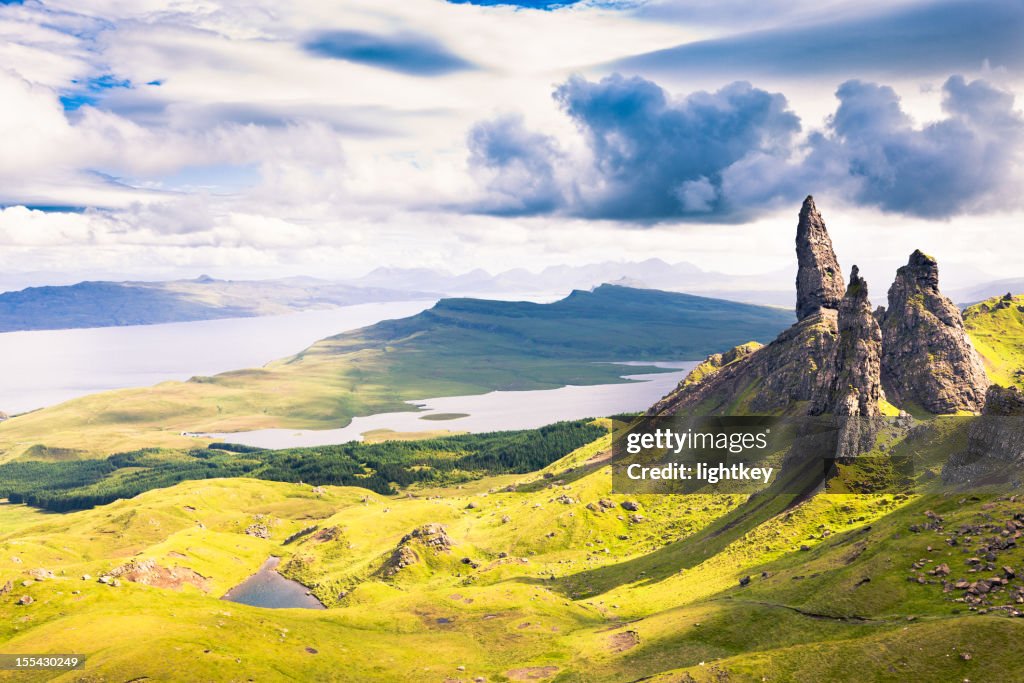 View over the Old Man of Storr