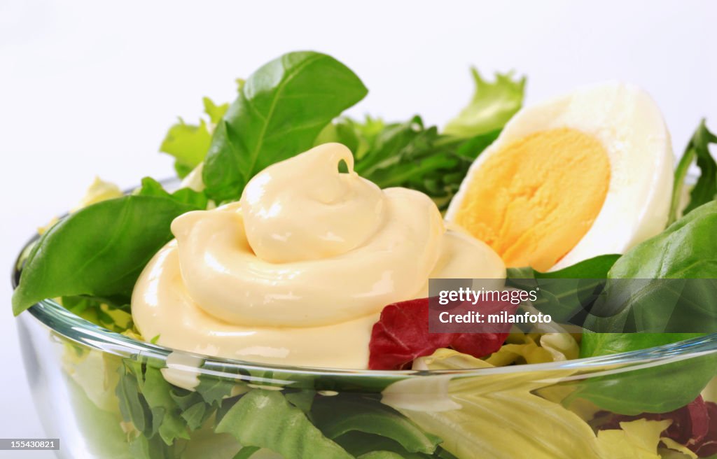 Fresh leaf salad