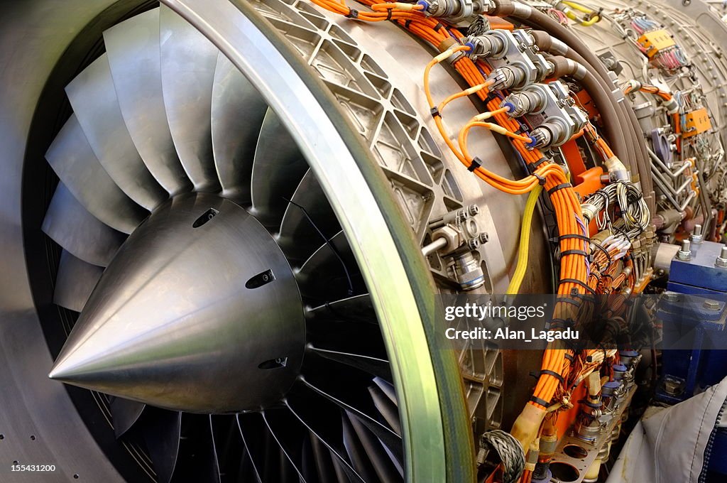 Jet engine.