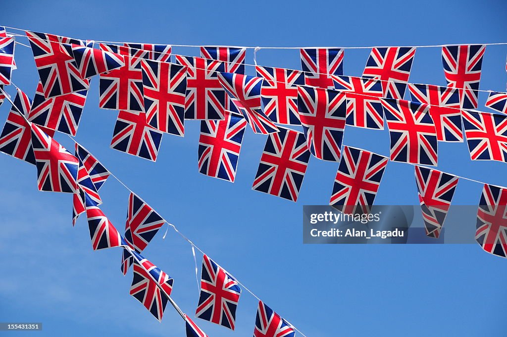 Union Jack bunting.