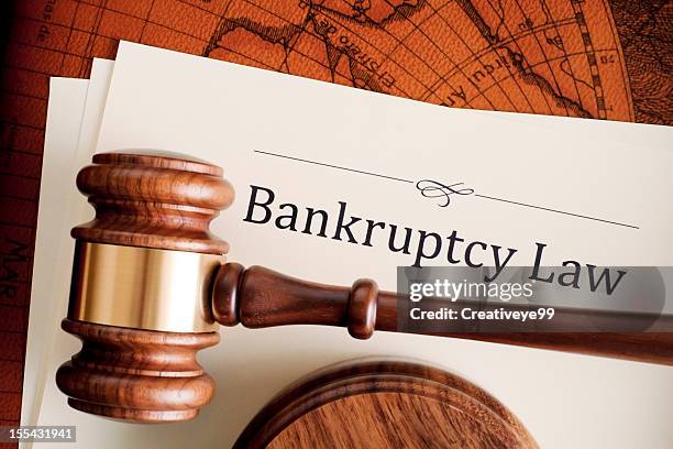 bankrupcy law - bankruptcy stock-fotos und bilder