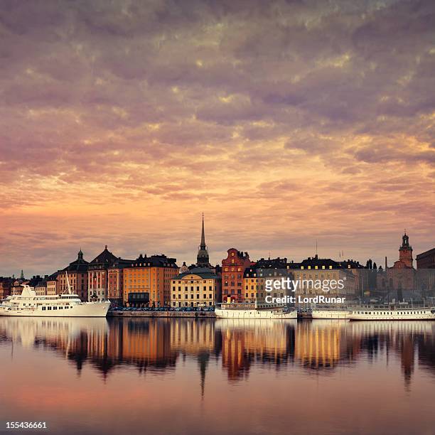 stockholm old town - stockholm stock pictures, royalty-free photos & images
