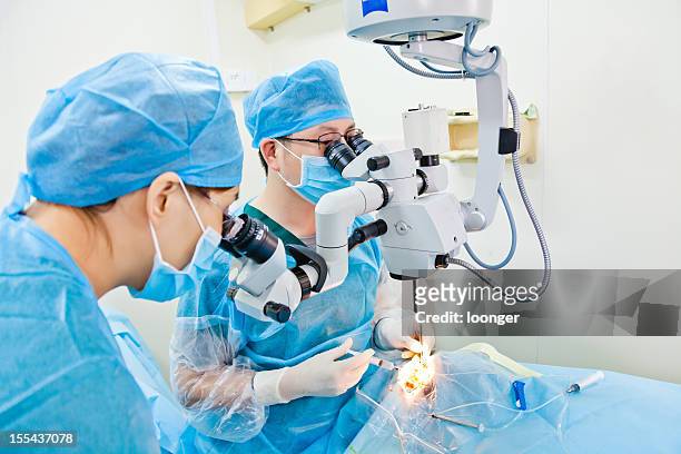 cataract surgery - eye doctor stock pictures, royalty-free photos & images
