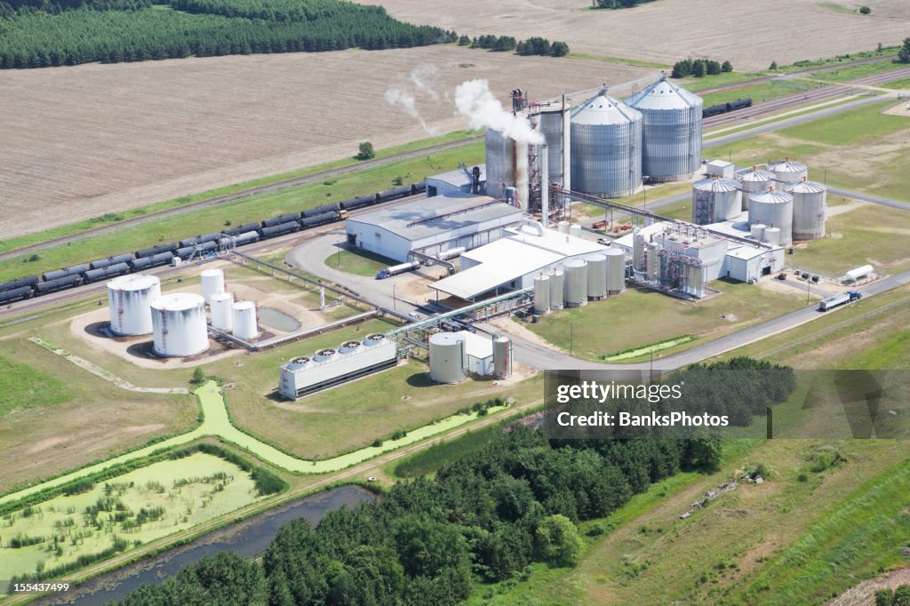 Etanol Biorefinery vista aérea