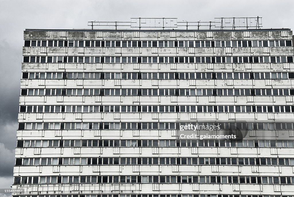 Verlassenen East Berlin-Gebäude