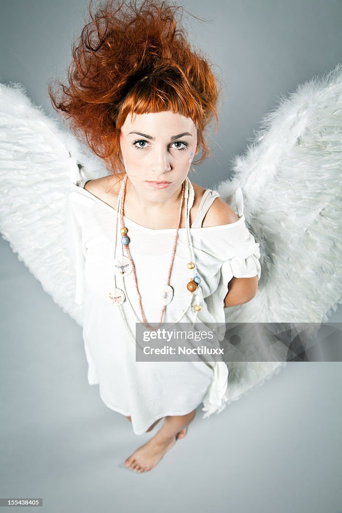 Red haired angel